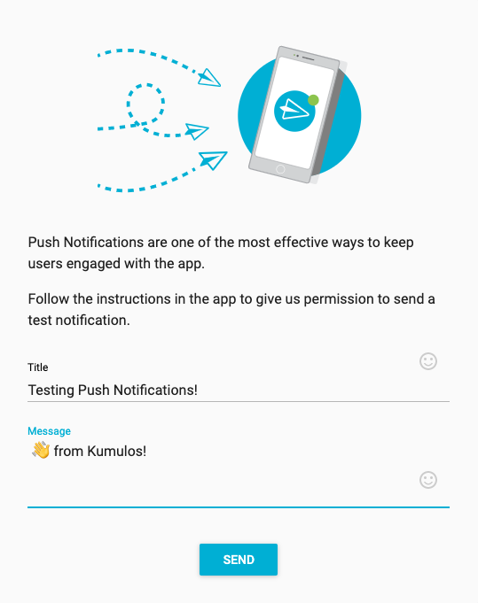 Send a push notification