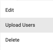 Upload Users