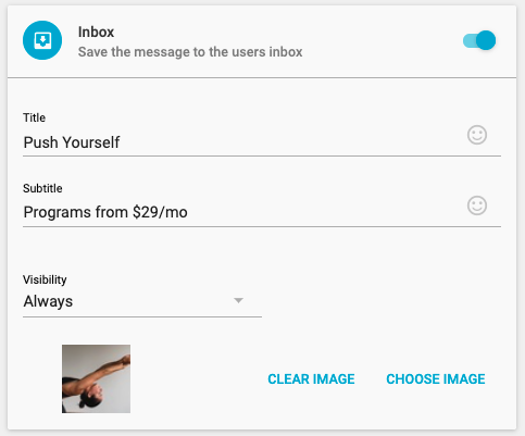 In-App Message Persist in Inbox