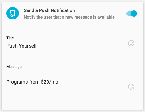 In-App Message Notification